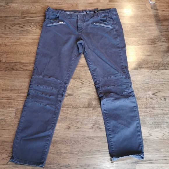 𝅺Buffalo Jeans Skinny Green Moto 31 - Picture 2 of 10